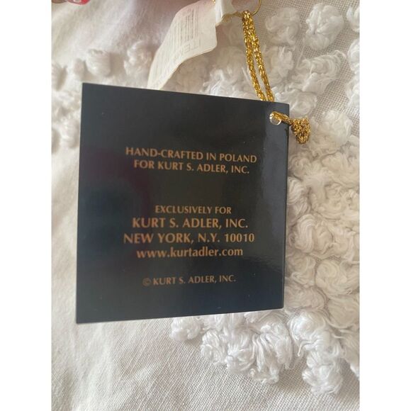 Kurt S Adler Polonaise Hand Blown Santa with Three Teddy Bears NWT - Picture 8 of 15